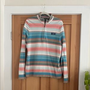 Striped Quarter-Zip Pullover